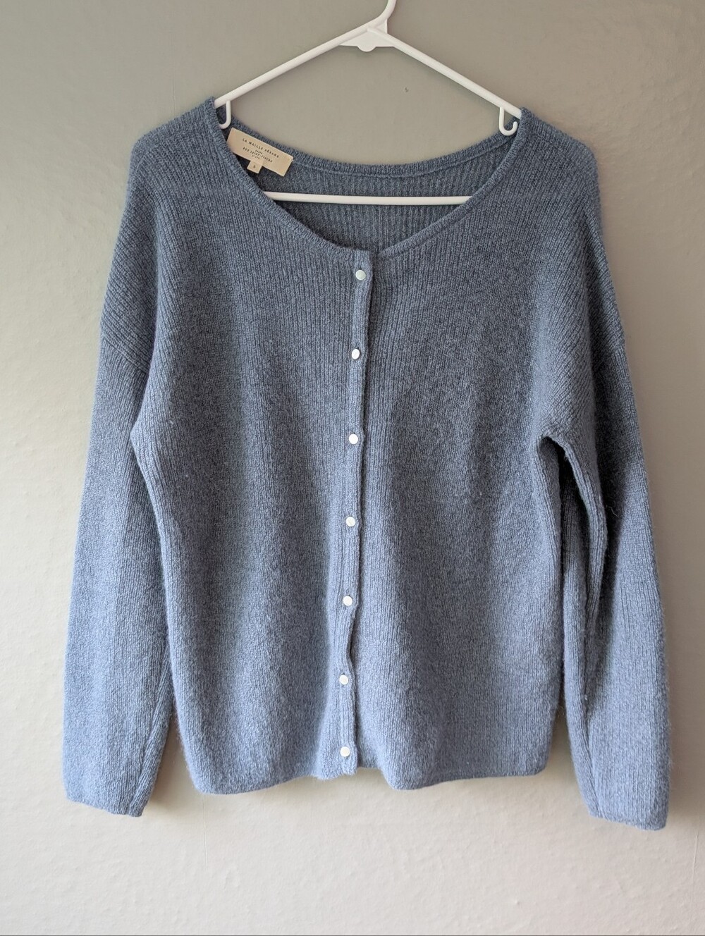 Sezane Gaspard Vintage Blue Cardigan S